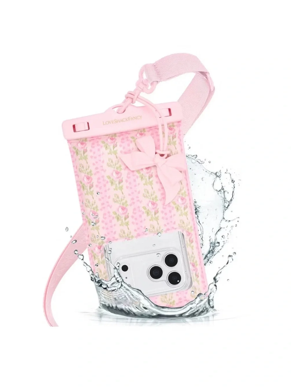 LoveShackFancy – Case-Mate Blooming Heirloom Waterproof Floating Pouch